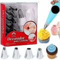 Cake Decoration Nozzle Set (15 pcs).
