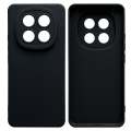 Xiaomi Redmi Note 14 Pro Plus Silicone Matte Flexible Soft Phone Case - Black - Phone Back Cover.