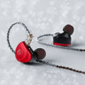 TRN V90S 5BA+1DD Metal Headset Hybrid HIFI Bass Earbuds In Ear Monitor Noise Earphone Noise Cancelling Earbuds Sport Headphone.