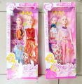 2 in 1 baby barbie doll princess doll charming Hannah montan mother and baby doll. 