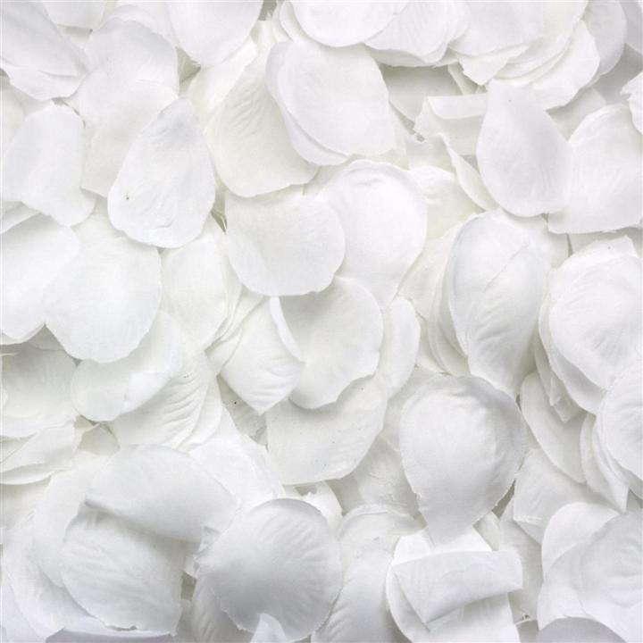 Rose decoration-4000 x rose petals-white