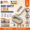 Baby Safety Lock for Fridge, Freezer, Refrigerator & Cabinet Child Proof Anti-Pinch Strap Lock Multi-Use. 