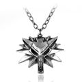 Wolf Head Necklace Geralt Yennefer Triss Charm Pendant Wolf Red Eyes Chain Necklace Vintage Punk ARPG Game Jewelry For Men Women. 