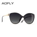 AOFLY BRAND DESIGN 2020 Trending Women Polarized CATEYE Sunglasses Ladies Sun glasses Driving Travel Eyewear Love Temple UV400. 