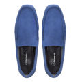 Maverick Dark Navy Soft Suede Leather Loafer for Men. 