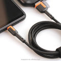 Geeoo cable 2.4A Fast Charging 2 meter type c cable Nylon Braided 24W type b cable. 