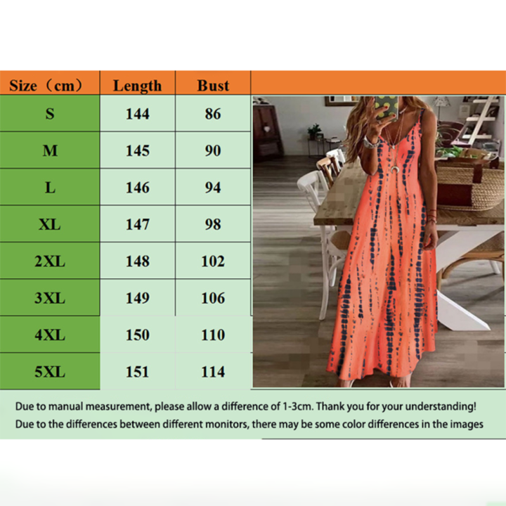 Long%20Dress%20Casual%20Dress%20New%20Strap%20Dress%20Tie%20Dyed%20Print%20Large%20Swing%20-%20Image%206