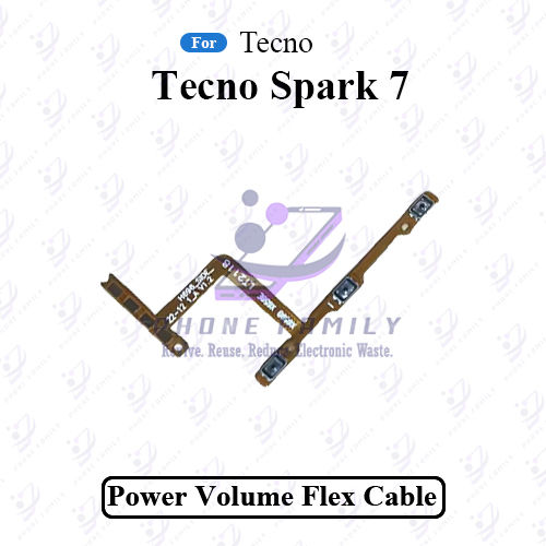 For%20Tecno%20Spark%207%20Volume%20Power%20Flex%20Cable%20On%20Off%20Power%20Volume%20Switch%20Side%20Button%20Flex%20Ribbon%20Repair%20Parts%20-%20Image%202