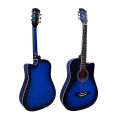 Matte Blue Premium Acoustic Guitar -2024 Edition. 