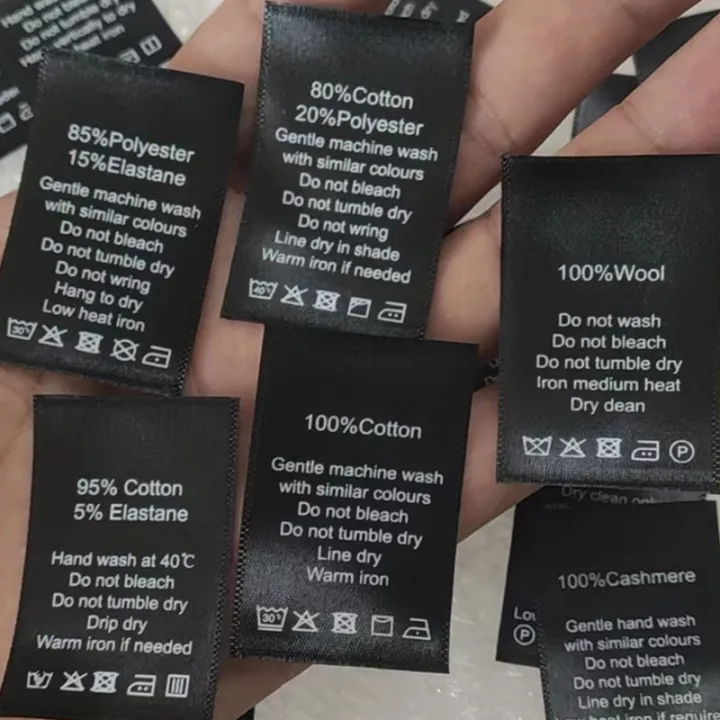 50PCS%20In%20stock%20Black%20Satin%20Care%20Label%20Washing%20Labels%20Cotton/Silk/Cashmere/Wool/Linen/Polyester/Chiffon%20Print%20Cloth%20Labels%20Amour%20zii%20-%20Image%205