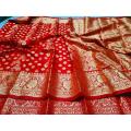 Soft silk katan  Saree For Women Without Blouse Pieces. 