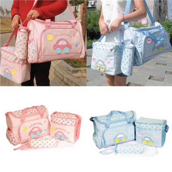 Mother Bag Baby Diaper Bags Sets Multifunctional Baby Nursing Nappy Bag For  Mom Organizer pcs