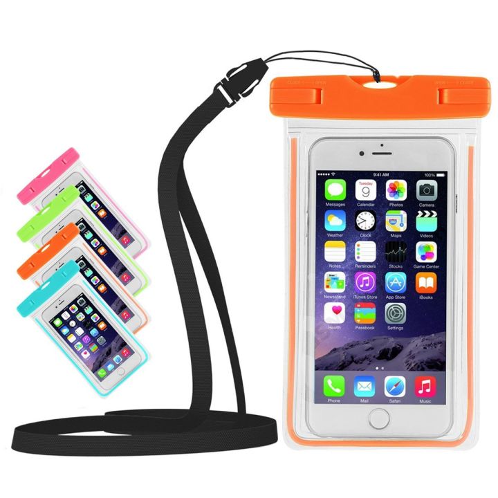 Waterproof mobile bag protect your personal mobile phone for rainy day