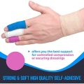 1 Roll of Gauze Medical Bandage Self-adhesive Breathable Elastic Bandage for Sports Fixed Fingers Wrists and Legs 2.5cm/5cmx4.5m.