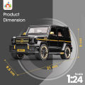 1:24 Scale Brabus Mercedes Benz G65 Model Car Diecast Metal Car Toy Vehicle Alloy Car Miniature Toy Birthday Present.