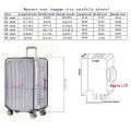Luggage Cover Clear PVC Suitcase Cover for Carry on Luggage LX9F. 