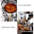 OUMERY Coffee 51mm Bottomless Portafilter Compatible with Icona ECP ECOV311 Espresso Machine, No Base Filter Holder. 