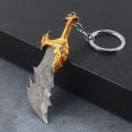 God of War Ragnarok Keychain Kratos Leviathan Axe Blades of Chaos Key Chain Pendant Keyring Gift.