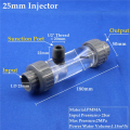 NAMUNY 3X Transparent PMMA Acrylic Water Injector Irrigation System Venturi Mixer Jet Devive Organic Glass Ejector. 