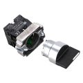 Latching Selector Switch-6 x Selector Switch-Black.