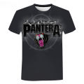 Pantera rock band 3D print men's and women's fashion versatile T-shirt children's summer light casual short sleeve sports fitnes. 