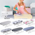 Folding Mini Ironing Board with Folding Legs Portable Household Clothes Ironing Rack Home Supplies Heat Resistant Ironing Cover. 