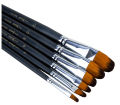DELI 73894 NUEVO FLAT BRUSH SET 6'S.