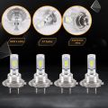 4PCS Mini H7 + H7 Combo LED Headlight Kit Bulbs High Low Beam 240W 52000LM 6000K Kit Super White. 