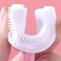 Baby Toothbrush Children 360 Degree U-shaped Child Toothbrush Teethers Soft Silicone Baby Brush Kids Teeth Oral Care Cleaning.