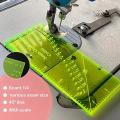 Acrylic Sewing Ruler DIY Allowance Ruler Perforated Seam Measuring Tool Quilting. 