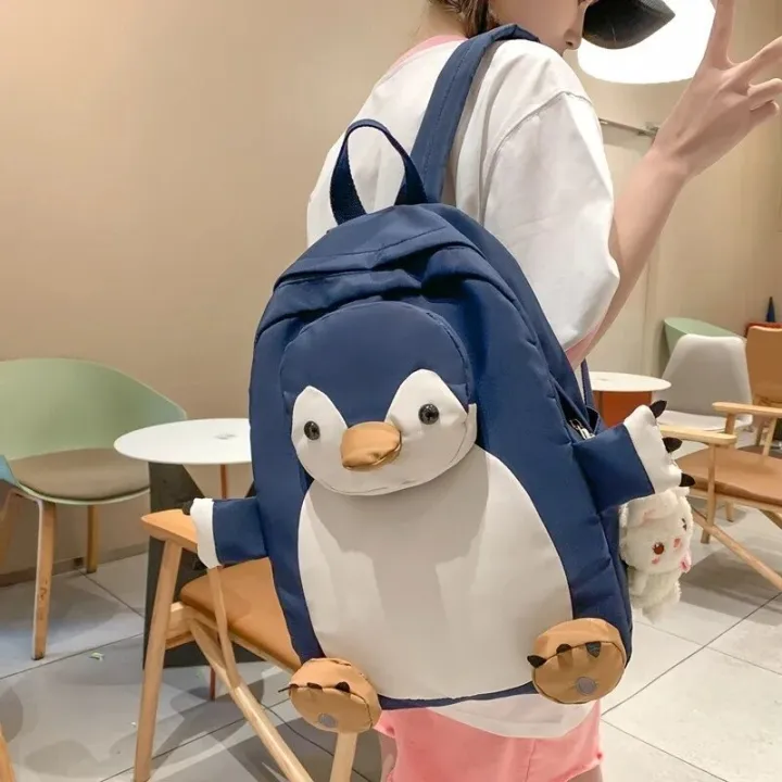 Women's%20Backpack%20Large%20Female%20Rucksack%20Backpacks%20for%20School%20Teenagers%20Girls%202023%20Cute%20Cartoon%20Penguin%20Student%20Korean%20Bagpack%20-%20Image%202