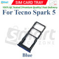 Tecno Spark 5 5 Air 5 Pro Sim Tray Micro SD Card Slot with Sim Ejector Pin Replacement Part.