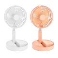 Foldable Table Fan USB Charging Desktop Cooling Fan Retractable Mute Electric Fan Air Cooler Remote Control Fan for Home Office. 