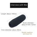 Professional Long Interview Microphone Thick Windscreen Soft Foam Cover Mic Cover Foam Reduce Breathing, Wind Mic Sponge Covers. 