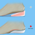 New Height Increase Insoles Half Shoe Pads Men Women Breathable Height Increase Insoles for Men.