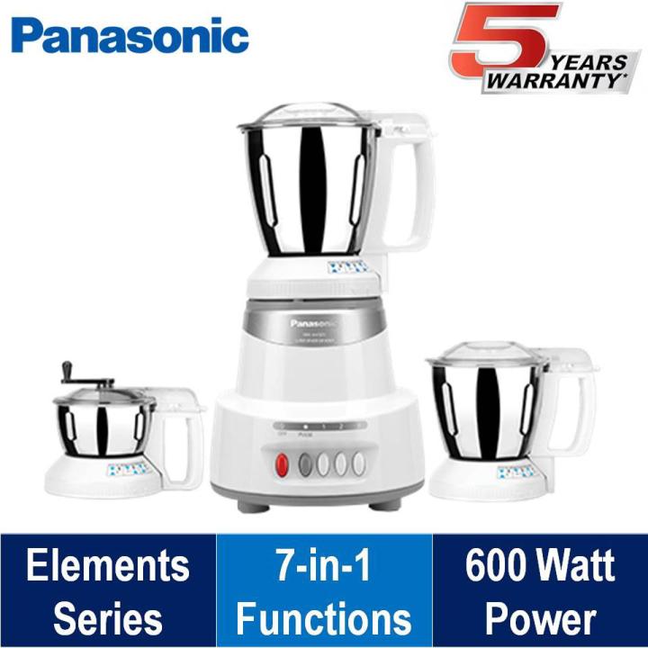 Panasonic MX-AV325 Elements Series Super Mixer Grinder - Marble Silver