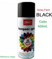 BLACK Color 400mL Spray Paint BLACK 400mL Multipurpose BLACK Spray Paint For Bike Metal Wood Motor Cycles Furniture BLACK Paint. 