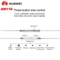 【happy one】Huawei AM116 Honor AM115 Earphone Metal With Mic Volume Control headset For HUAWEI P8 P9 Lite P10 Honor 6X Mate 7 8 9. 
