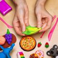 Creative Art and Craft Air Dry Super Clay with Carving Molding Tools Kit for Girls and Boys (12 Pcs and 6pcs) Colours Colors Air Dry Clay. Super Light DIY Clay for Model Air Dry Clay Fun Toy, Creative Art DIY Crafts, Gift for Kids.
