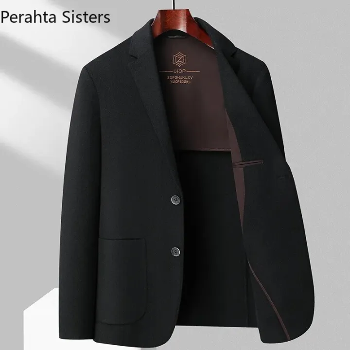Top%20Quality%20100%25%20Wool%20Men's%20Blazer%20Autumn%20Winter%20Solid%20Color%20Handmade%20Double-Sided%20Woolen%20Suit%20Jacket%20Business%20Man%20Clothing%20-%20Image%202