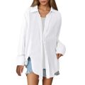 Ladies’ Everyday Cotton Crepe Shirt – Soft Textured Fabric with Classic Button Closure.