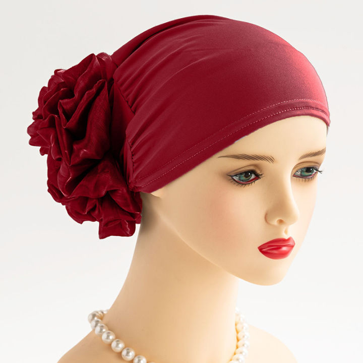 %E3%80%90Flash%20sale%E3%80%91%20Satin%20Flower%20Headwear%20Hijab%20Caps%20Indian%20Hats%20Turban%20Hat%20Women%20Headscarf%20WEIRUI%20-%20Image%202