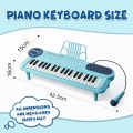 Piano with Microphone (Blue). 
