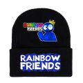 Roblox Rainbow Friends Knitted Hat Winter Warm Cap Cute Game Blue Monster Kawaii Anime Action Figure Toy Christmas Birthday Gift. 