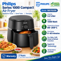 Philips NA110/00 Series-1000 Compact Air Fryer | 3.2 Liter. 