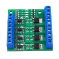 4-channel MOS PLC driven PWM 10A optocoupler module. 