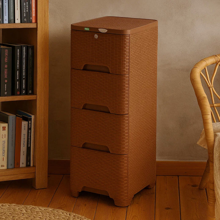 RFL_Caino Closet 4 Drawer - Eagle Brown | Daraz.com.bd
