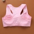 SHUNANCHI MOMO Children's bra girl training soft and breathable girl sports underwear baby bra student wrapped chest.