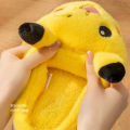 Pokemon Pikachu Children's Cotton Slippers Boys and Girls Winter Home Shoes Indoor Non-slip Parent-child Bag Heel Cotton Shoes. 