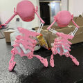 3D Printing Dancing Pink Skull Skeleton Amazing 3D Printed Dancing Skeleton Toy Mystic. 